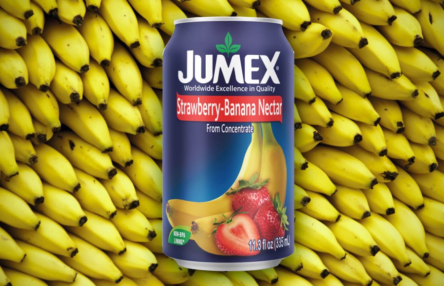 НОВИНКА: JUMEX: «Strawberry-Banana Nectar» в объёме: 335 мл